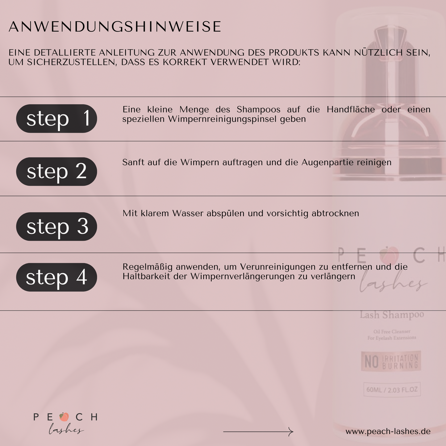 Wimpern Pflege Schampoo