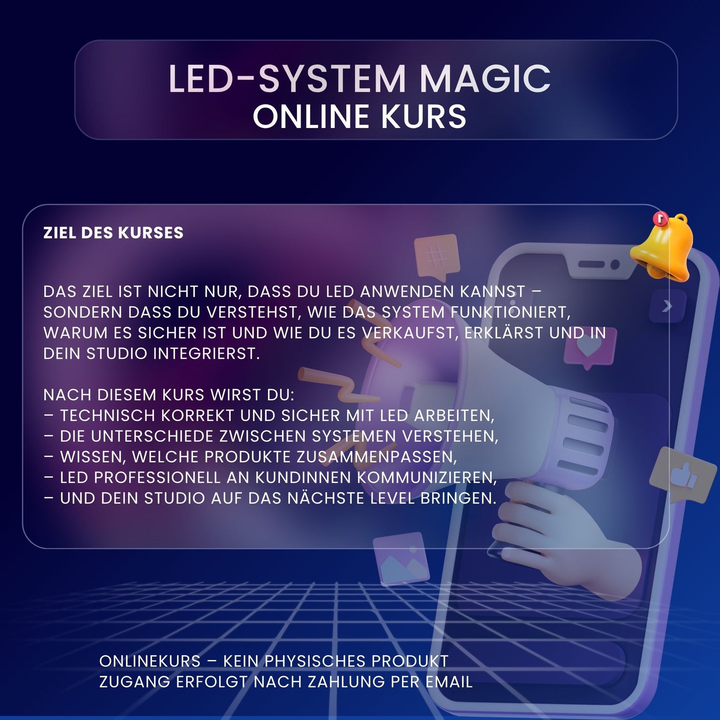 LED SYSTEM MAGIC - Onlinekurs