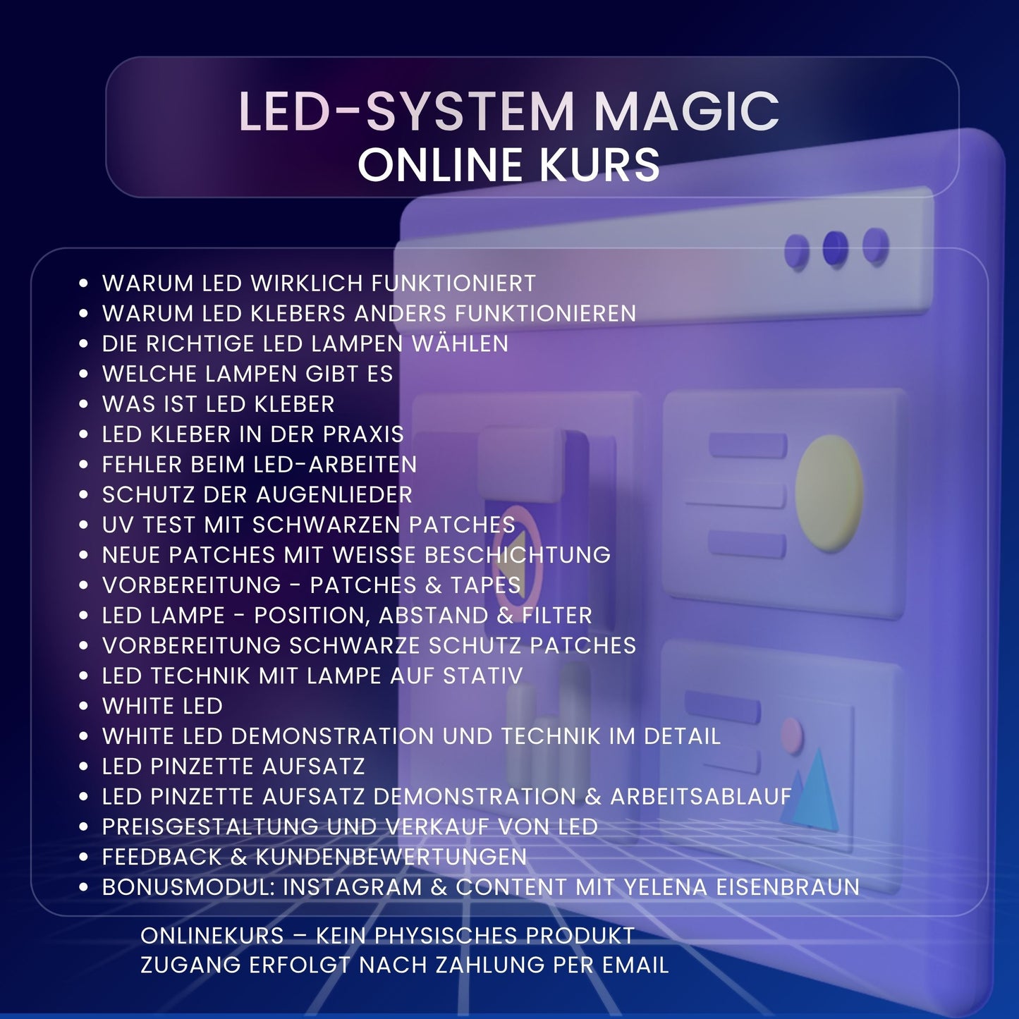 LED SYSTEM MAGIC - Onlinekurs